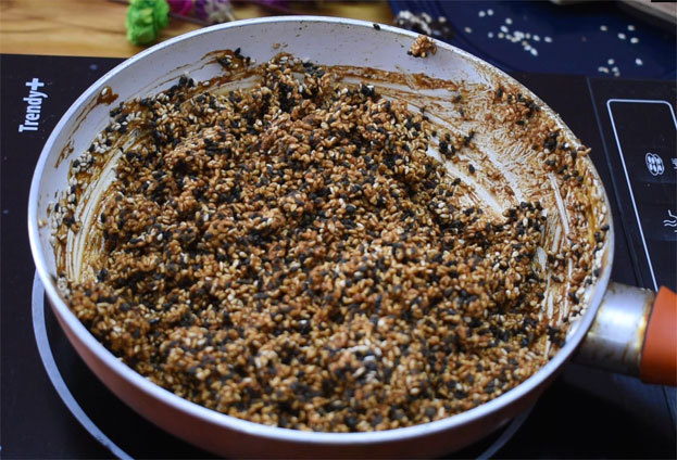 Sesame laddu ingredients