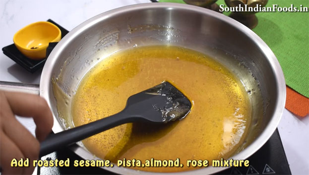 Sesame rose chikki sep 24