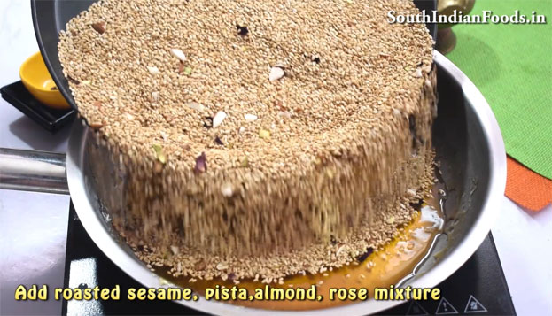 Sesame rose chikki sep 24