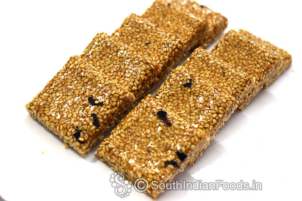 Fresh sesamerose chikki