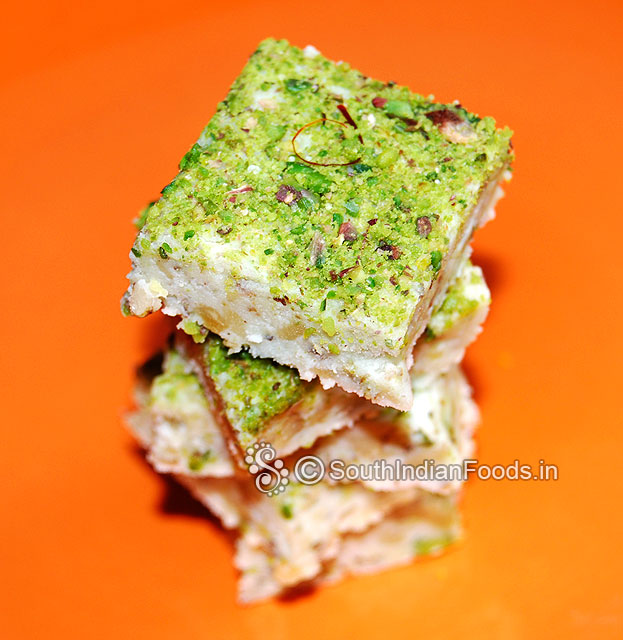 Walnut pistachio bars