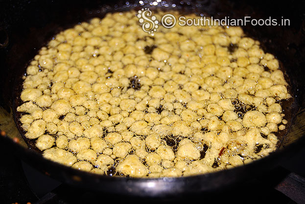 Deep fry till crisp on medium hot oil