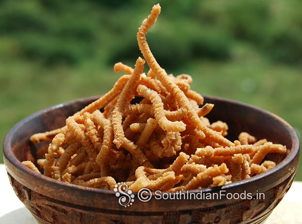 Red rice chakli murukku is ready