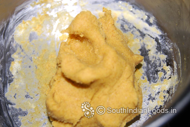 Add omam water, make soft dough then add oil & knead it again