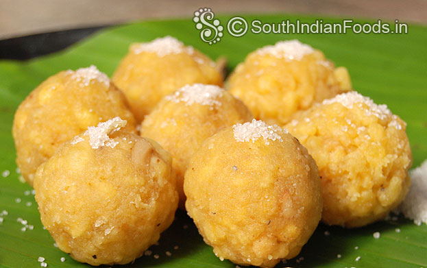 Simple boondi laddu for diwali