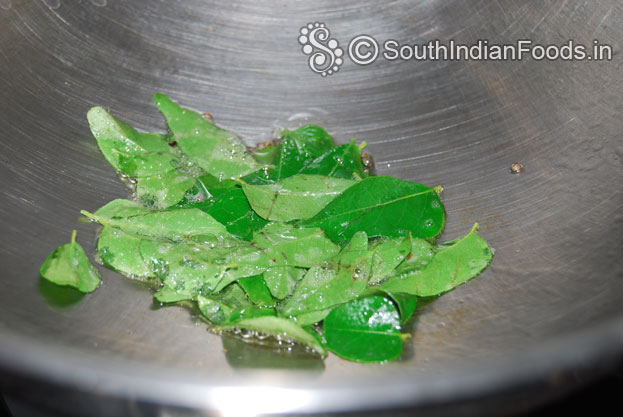 Add curry leaves