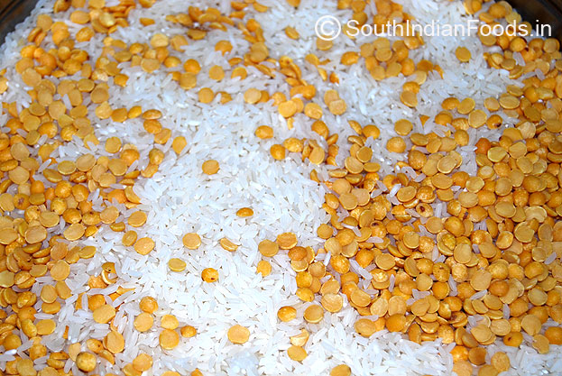 Toor dal and rice