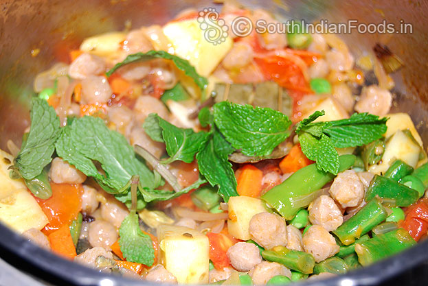 Add mint leaves