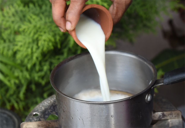 Add milk