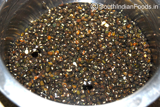 Soak urad dal in water for 8 hours