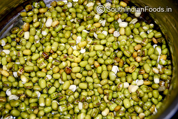 Soaked Green Gram