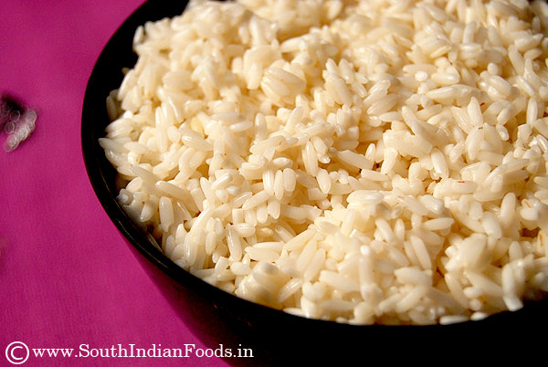 Soaked Rice, after dried