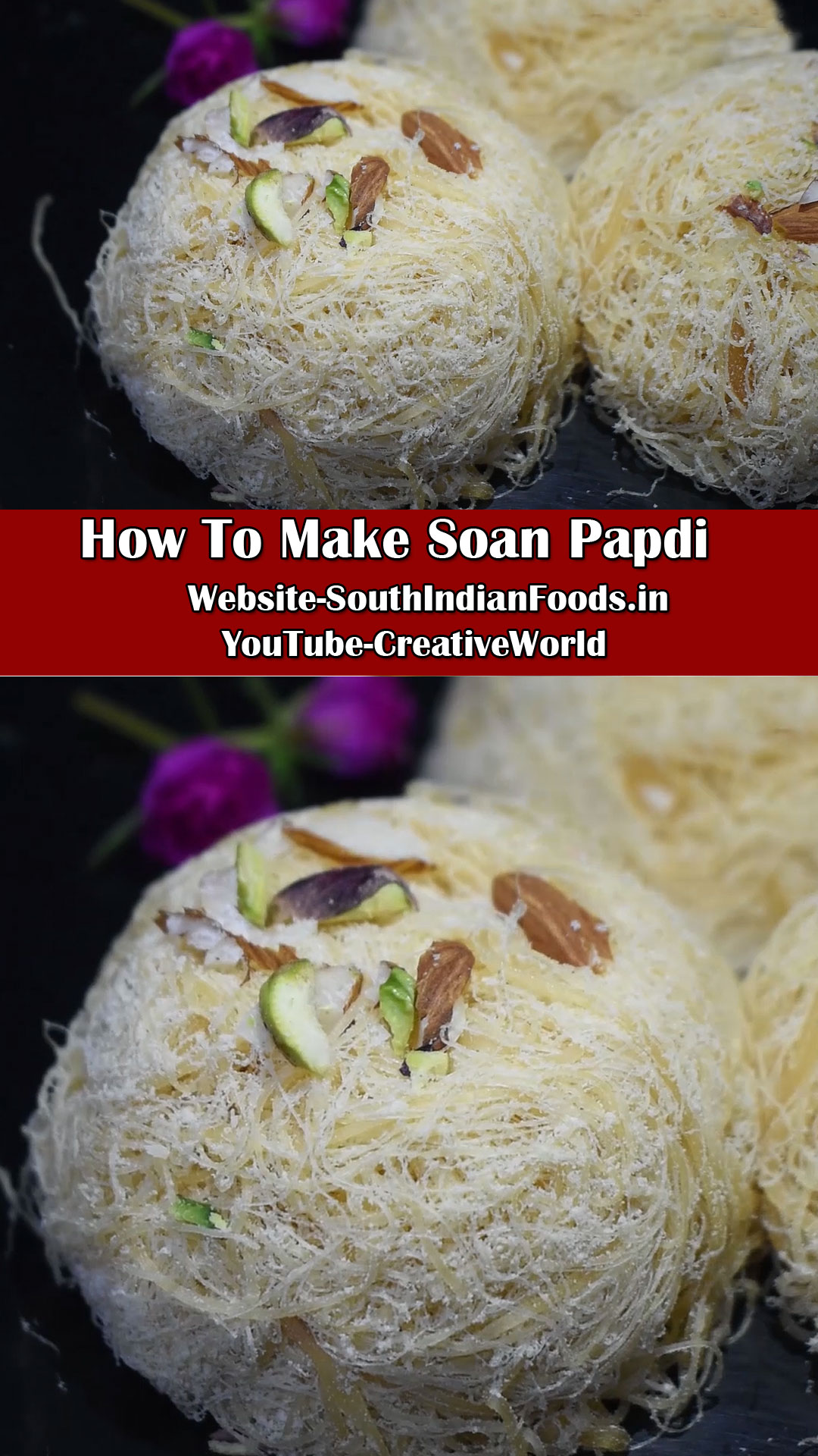  Homemade Soan papdi