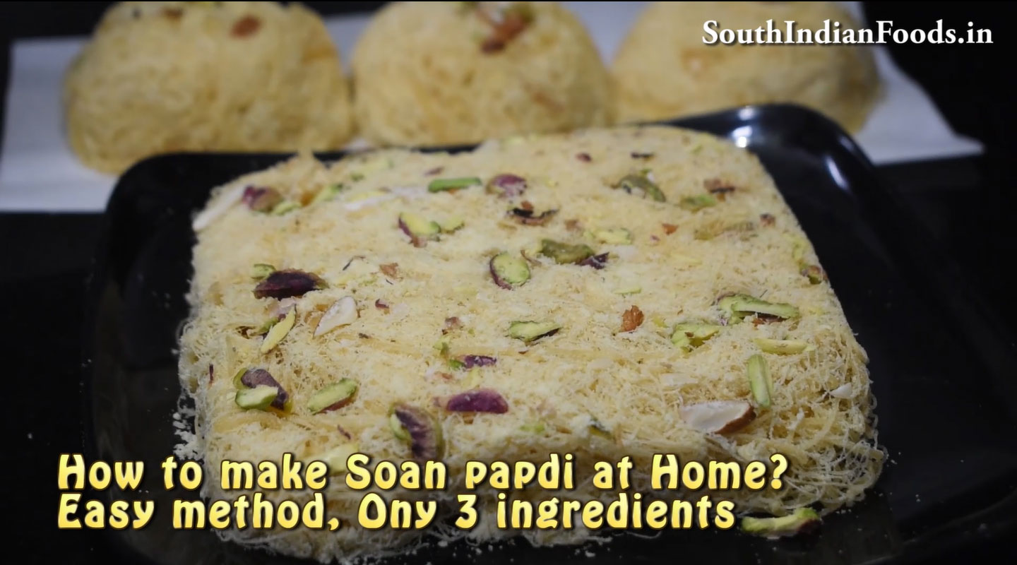  Homemade Soan papdi