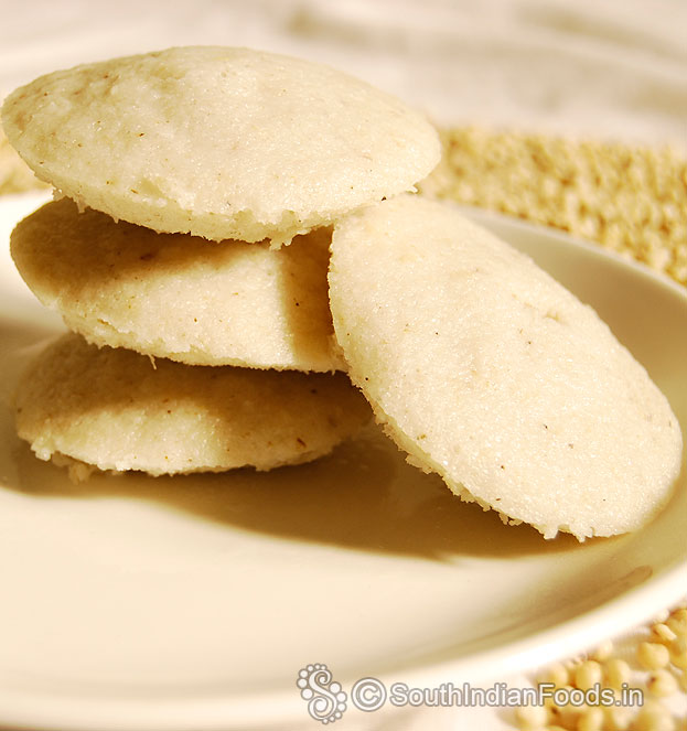 Sola idli -Tamilnadu style