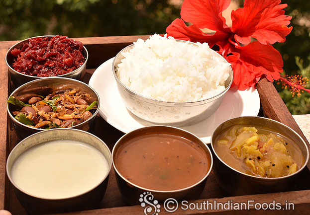 Perfect thali for lunch