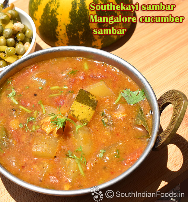 Perfect southekayi sambar