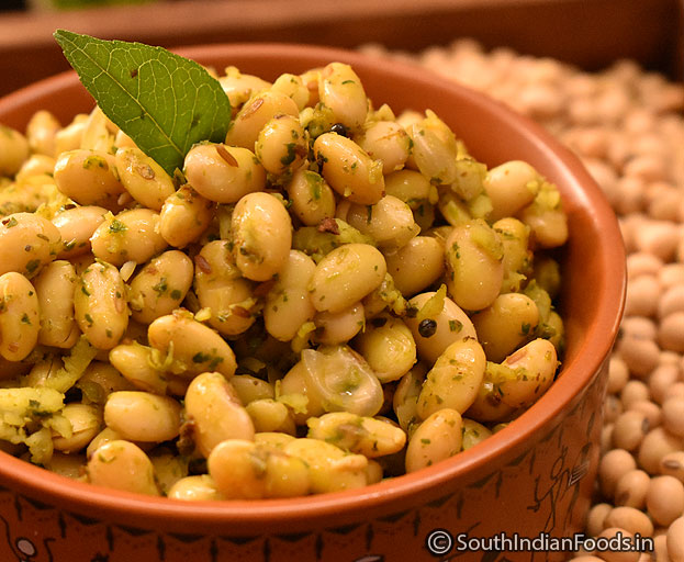 Soy beans masal stir fry