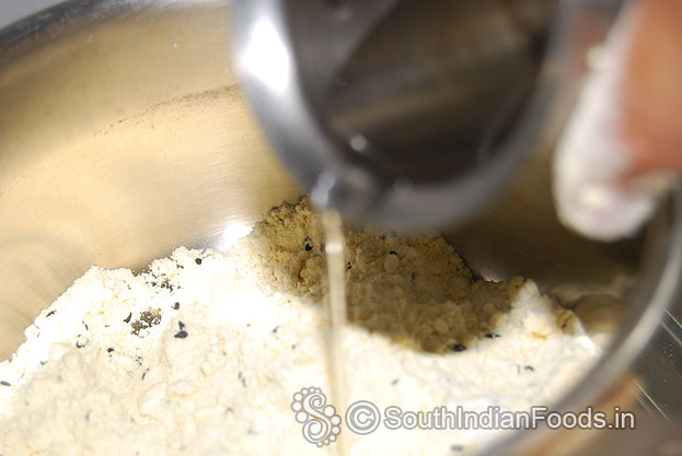Add water mix well