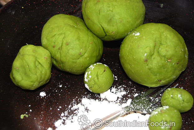Palak dough