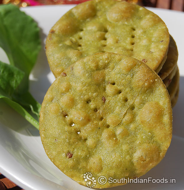 Palak papdi without maida