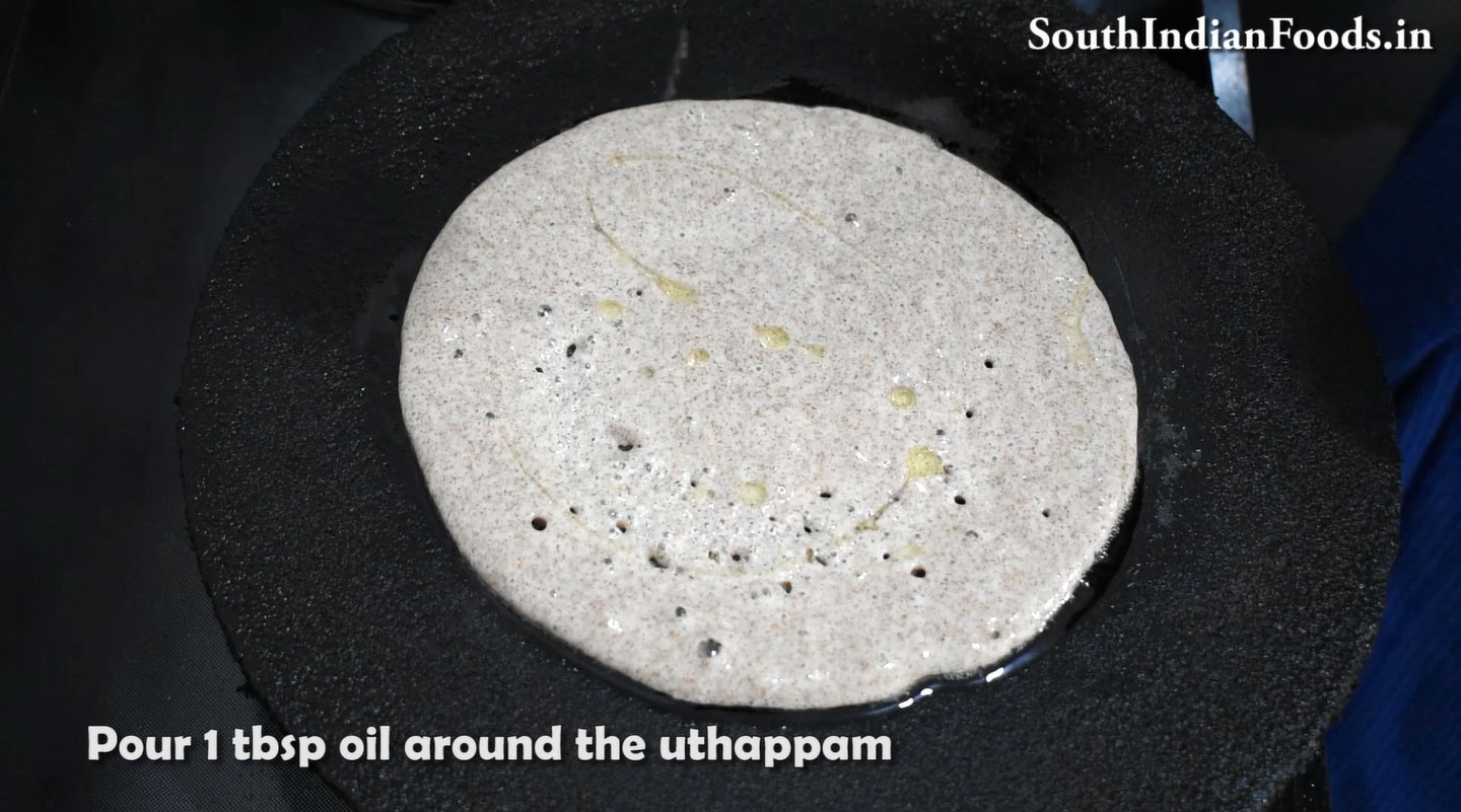 Spongy ragi uthappam  17