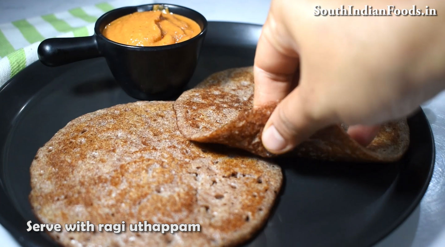 Spongy ragi uthappam  25