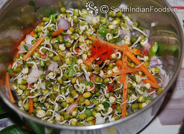 Add red chilli powder