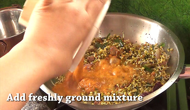 Add ground paste