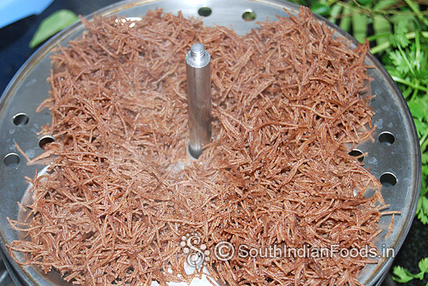 Steamed ragi semiya