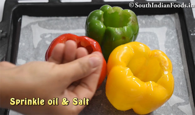 Stuffed capsicum step 2
