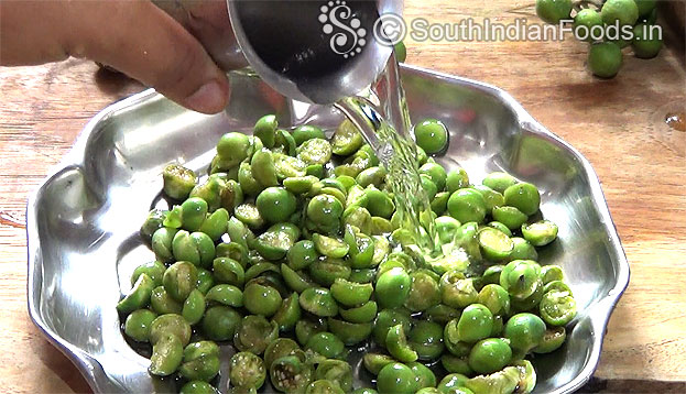 Add water, remove seeds