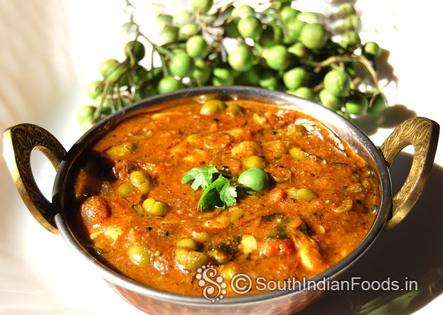 Sundakkai Kara Kuzhambu ready, serve hot with rice