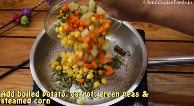 Sweet corn pulav step 19