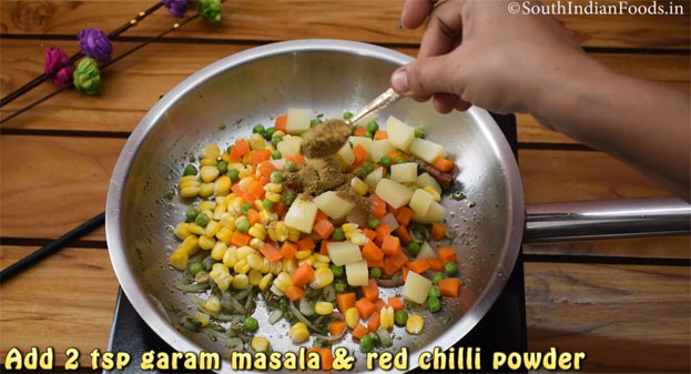 Sweet corn pulav step 21