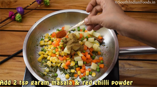 Sweet corn pulav step 22