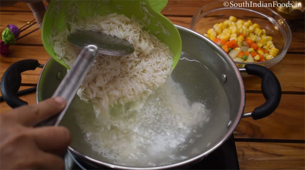 Sweet corn pulav step 6