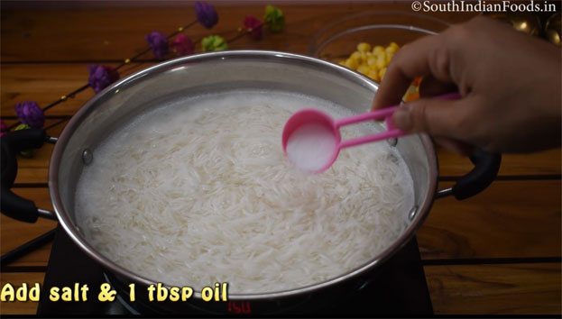 Sweet corn pulav step 7