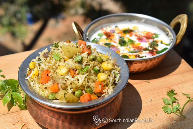 Perfect corn pulav