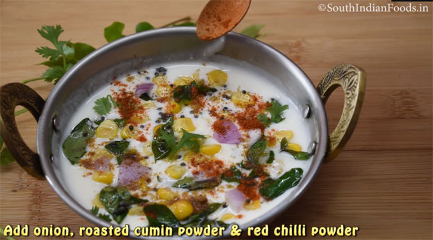 Sweet corn raita step 4