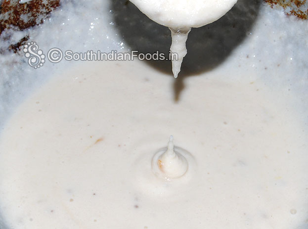 Add jaggery mixture & mix well