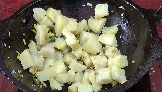 Add sweet potato