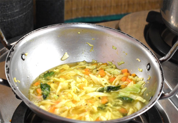 add water, cook till soft