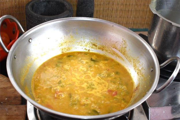 Boil for 3 min