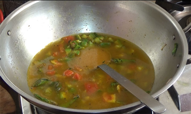 Add water, cook till soft