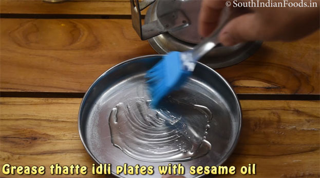 Thatte idli recipe step 13