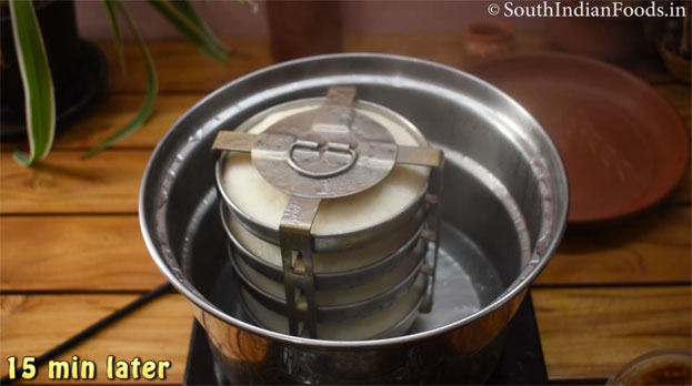 Thatte idli recipe step 18