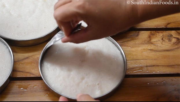 Thatte idli recipe step 21