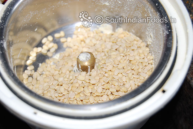 Put it in a mixer jar & finely grind