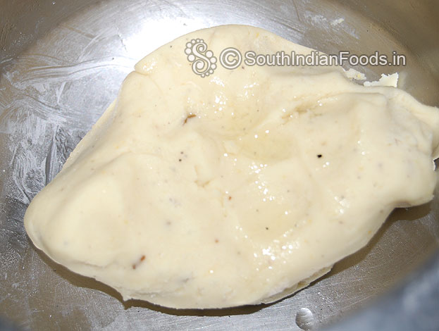 Dough is ready, add oil & knead it again